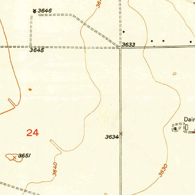 United States Geological Survey Roswell North, NM (1949, 24000-Scale) digital map