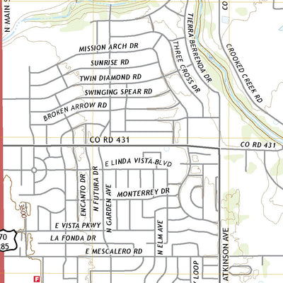 United States Geological Survey Roswell North, NM (2020, 24000-Scale) digital map