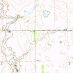 United States Geological Survey Roswell, SD (1972, 24000-Scale) digital map
