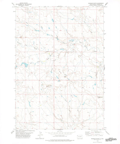 United States Geological Survey Roswell, SD (1978, 24000-Scale) digital map