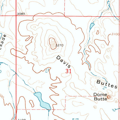 United States Geological Survey Roswell, SD (1978, 24000-Scale) digital map