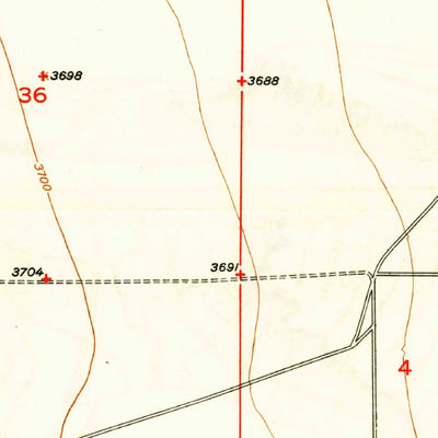 United States Geological Survey Roswell South, NM (1949, 24000-Scale) digital map