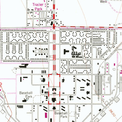 United States Geological Survey Roswell South, NM (1962, 24000-Scale) digital map