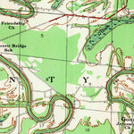 United States Geological Survey Rotan, AR (1935, 62500-Scale) digital map