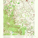 United States Geological Survey Rotan, AR (1968, 62500-Scale) digital map