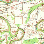 United States Geological Survey Rotan, AR (1968, 62500-Scale) digital map