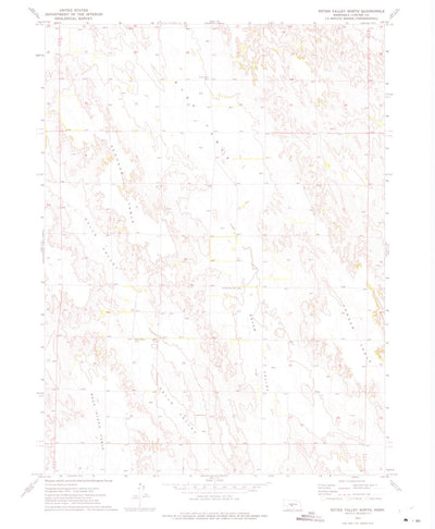 United States Geological Survey Roten Valley North, NE (1972, 24000-Scale) digital map