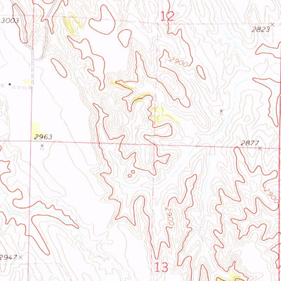 United States Geological Survey Roten Valley North, NE (1972, 24000-Scale) digital map