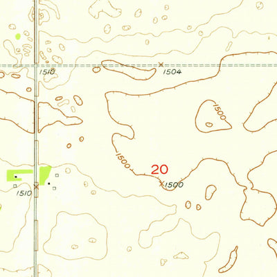 United States Geological Survey Roth, ND (1954, 24000-Scale) digital map