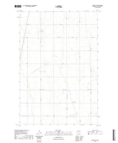 United States Geological Survey Rothsay NW, MN (2022, 24000-Scale) digital map