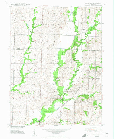 United States Geological Survey Rothville, MO (1949, 24000-Scale) digital map