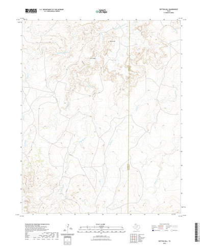 United States Geological Survey Rotten Hill, TX (2022, 24000-Scale) digital map