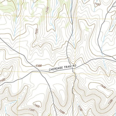 United States Geological Survey Rotten Springs, WY (2021, 24000-Scale) digital map
