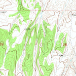 United States Geological Survey Rotten Springs, WY-CO (1970, 24000-Scale) digital map
