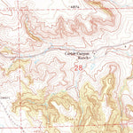 United States Geological Survey Roubadeau Pass, NE (1963, 24000-Scale) digital map