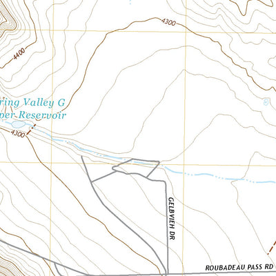 United States Geological Survey Roubadeau Pass, NE (2021, 24000-Scale) digital map