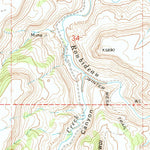 United States Geological Survey Roubideau, CO (1969, 24000-Scale) digital map
