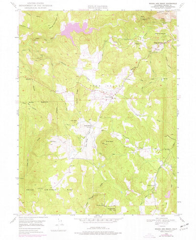 United States Geological Survey Rough And Ready, CA (1949, 24000-Scale) digital map