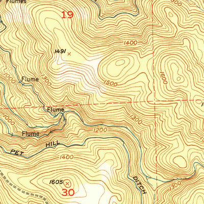 United States Geological Survey Rough And Ready, CA (1950, 24000-Scale) digital map