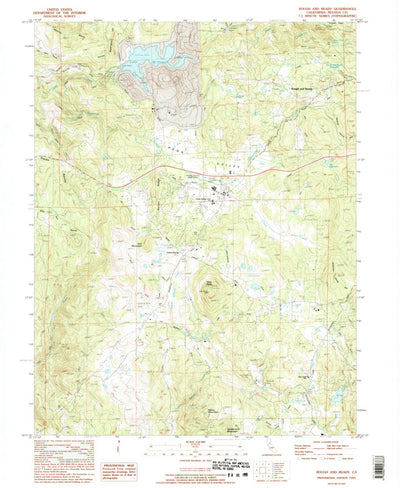 United States Geological Survey Rough And Ready, CA (1995, 24000-Scale) digital map