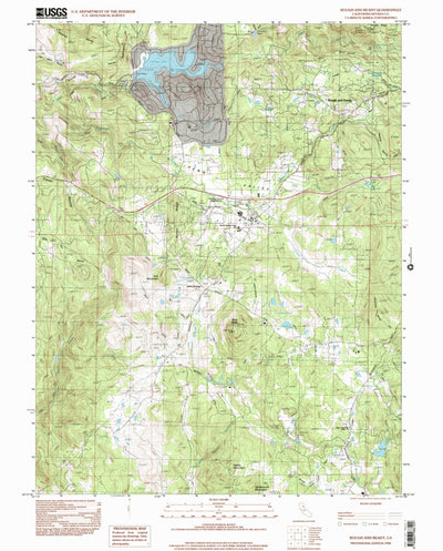 United States Geological Survey Rough And Ready, CA (1998, 24000-Scale) digital map