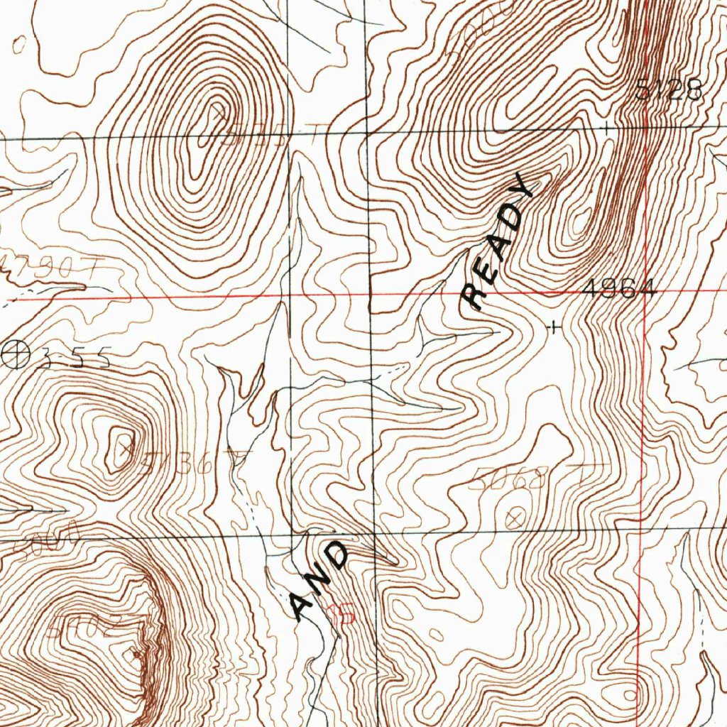 Rough And Ready Hills, NM (2001, 24000-Scale) Map by United States ...