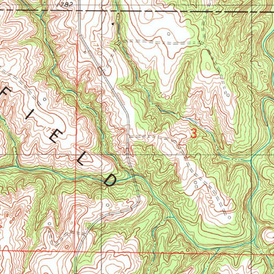United States Geological Survey Rough Creek, OK (1985, 24000-Scale) digital map