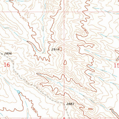 United States Geological Survey Rough Creek SW, MT (1969, 24000-Scale) digital map