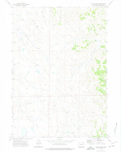 United States Geological Survey Rough Creek, WY (1971, 24000-Scale) digital map