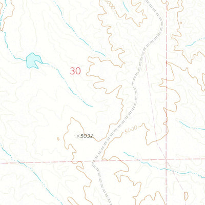 United States Geological Survey Rough Creek, WY (1971, 24000-Scale) digital map