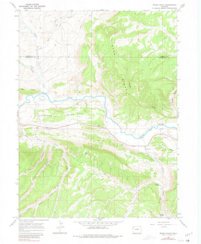 United States Geological Survey Rough Gulch, CO (1966, 24000-Scale) digital map