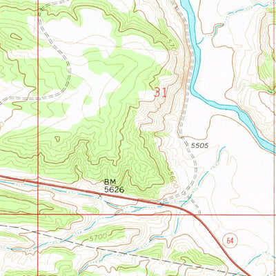 United States Geological Survey Rough Gulch, CO (1966, 24000-Scale) digital map