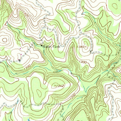 United States Geological Survey Rough Hollow, TX (1963, 24000-Scale) digital map