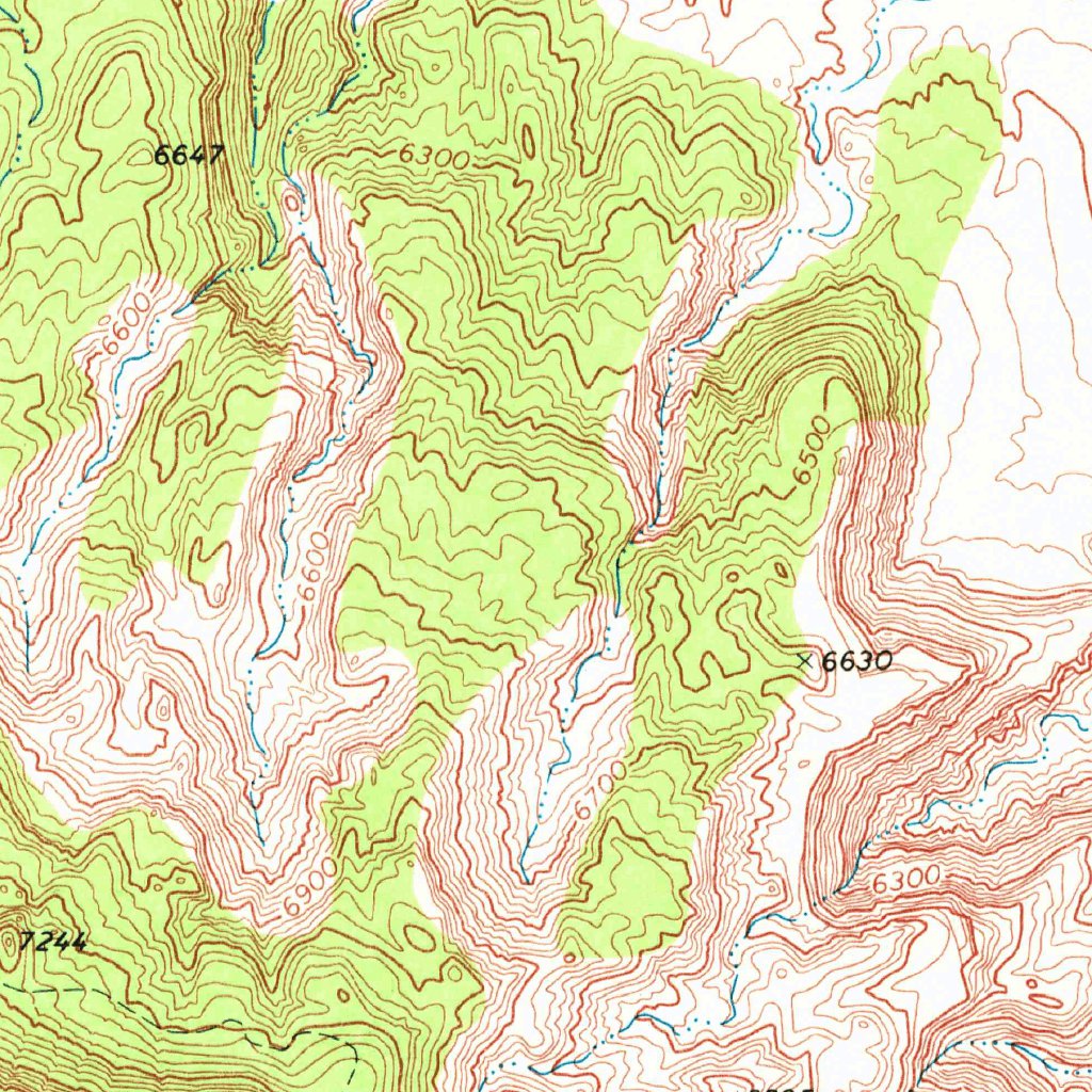 Rough Rock, AZ (1968, 24000-Scale) Map by United States Geological ...