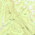 United States Geological Survey Rough Rock NW, AZ (1968, 24000-Scale) digital map