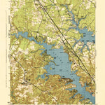 United States Geological Survey Round Bay, MD (1944, 31680-Scale) digital map