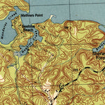 United States Geological Survey Round Bay, MD (1944, 31680-Scale) digital map