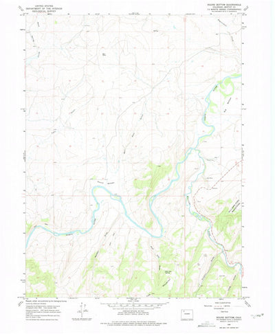 United States Geological Survey Round Bottom, CO (1966, 24000-Scale) digital map