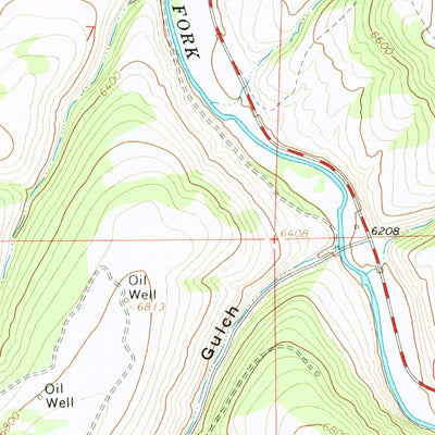 United States Geological Survey Round Bottom, CO (1966, 24000-Scale) digital map