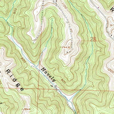 United States Geological Survey Round Bottom, OH-WV (1960, 24000-Scale) digital map