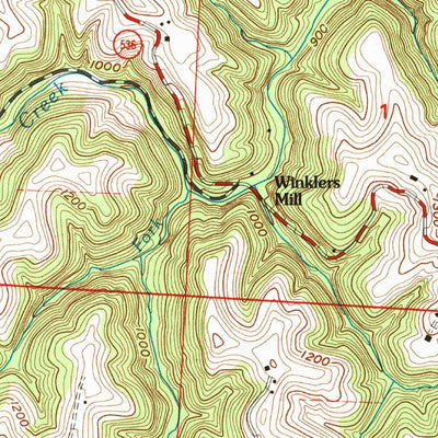 United States Geological Survey Round Bottom, OH-WV (2002, 24000-Scale) digital map