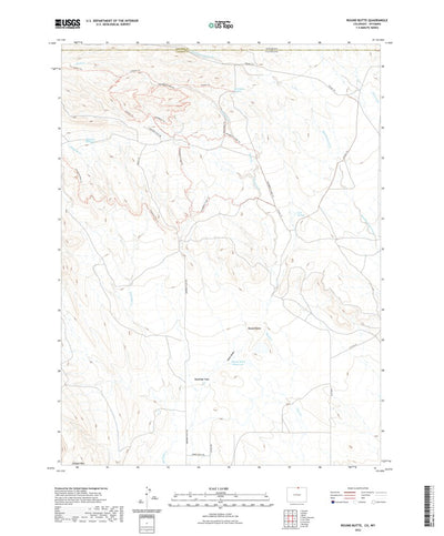 United States Geological Survey Round Butte, CO (2022, 24000-Scale) digital map