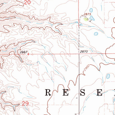 United States Geological Survey Round Butte, MT (1965, 24000-Scale) digital map
