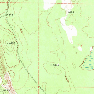 United States Geological Survey Round Butte, OR (1968, 24000-Scale) digital map