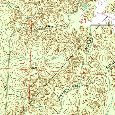 United States Geological Survey Round Hill, AR (1965, 24000-Scale) digital map