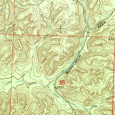 United States Geological Survey Round Hill, AR (1965, 24000-Scale) digital map
