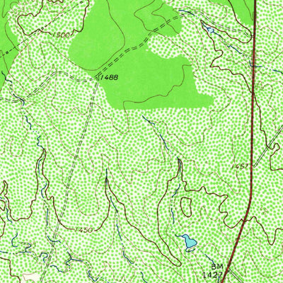 United States Geological Survey Round Hill, TX (1965, 24000-Scale) digital map