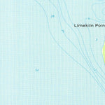 United States Geological Survey Round Island, MI (1964, 24000-Scale) digital map