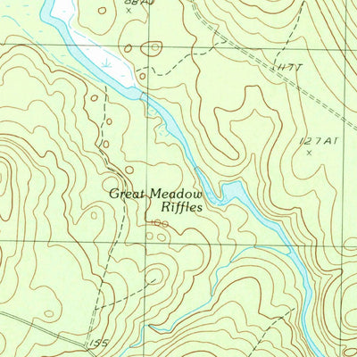 United States Geological Survey Round Lake, ME (1990, 24000-Scale) digital map