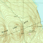 United States Geological Survey Round Lake, ME (1990, 24000-Scale) digital map